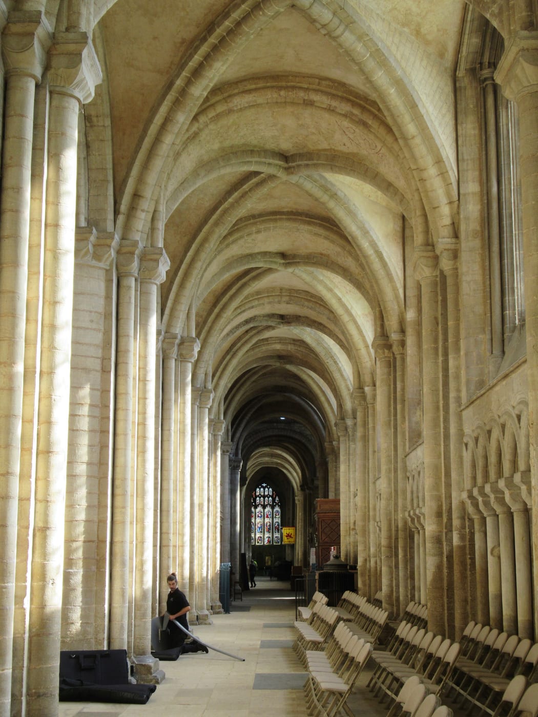 Bóveda de una catedral gótica